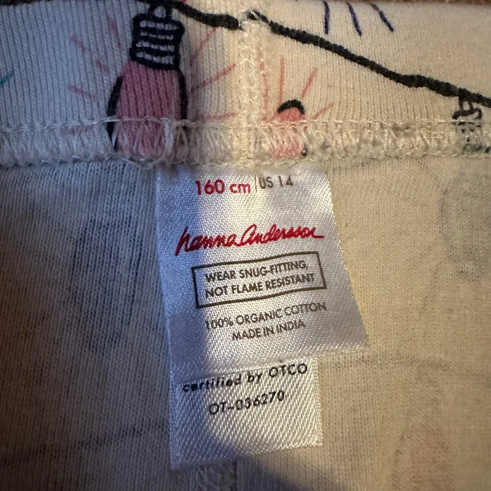 Boys Hanna Andersson Christmas Pajama Set Size 14 Lights